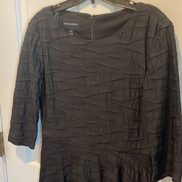 Donna Morgan black dress, size 10 - Picture 3 of 5
